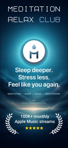 Meditation Relax Club iPhone screenshot