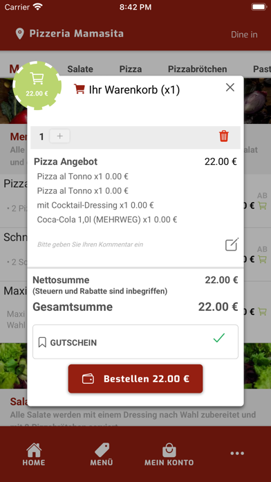 Pizzeria Mamasita Screenshot