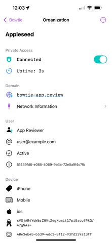 Bowtie Security screenshot