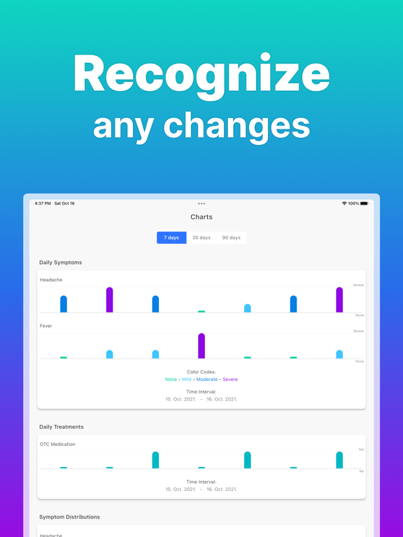 Screenshot #5 pour Symptom Log