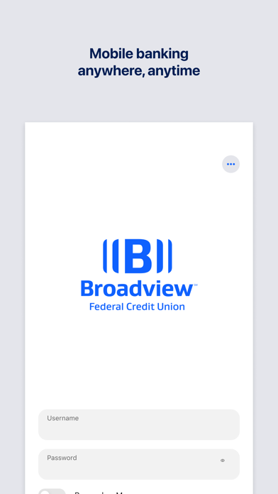 Broadview FCU Mobile App screenshot