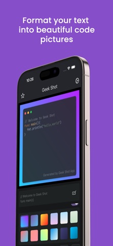 Geek Shot iPhone screenshot