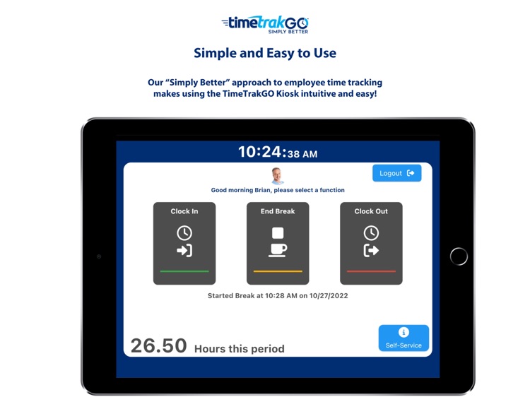 TimeTrakGO Kiosk