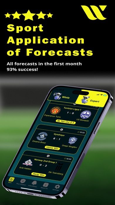 Winie - Football Betting Tips Screenshot