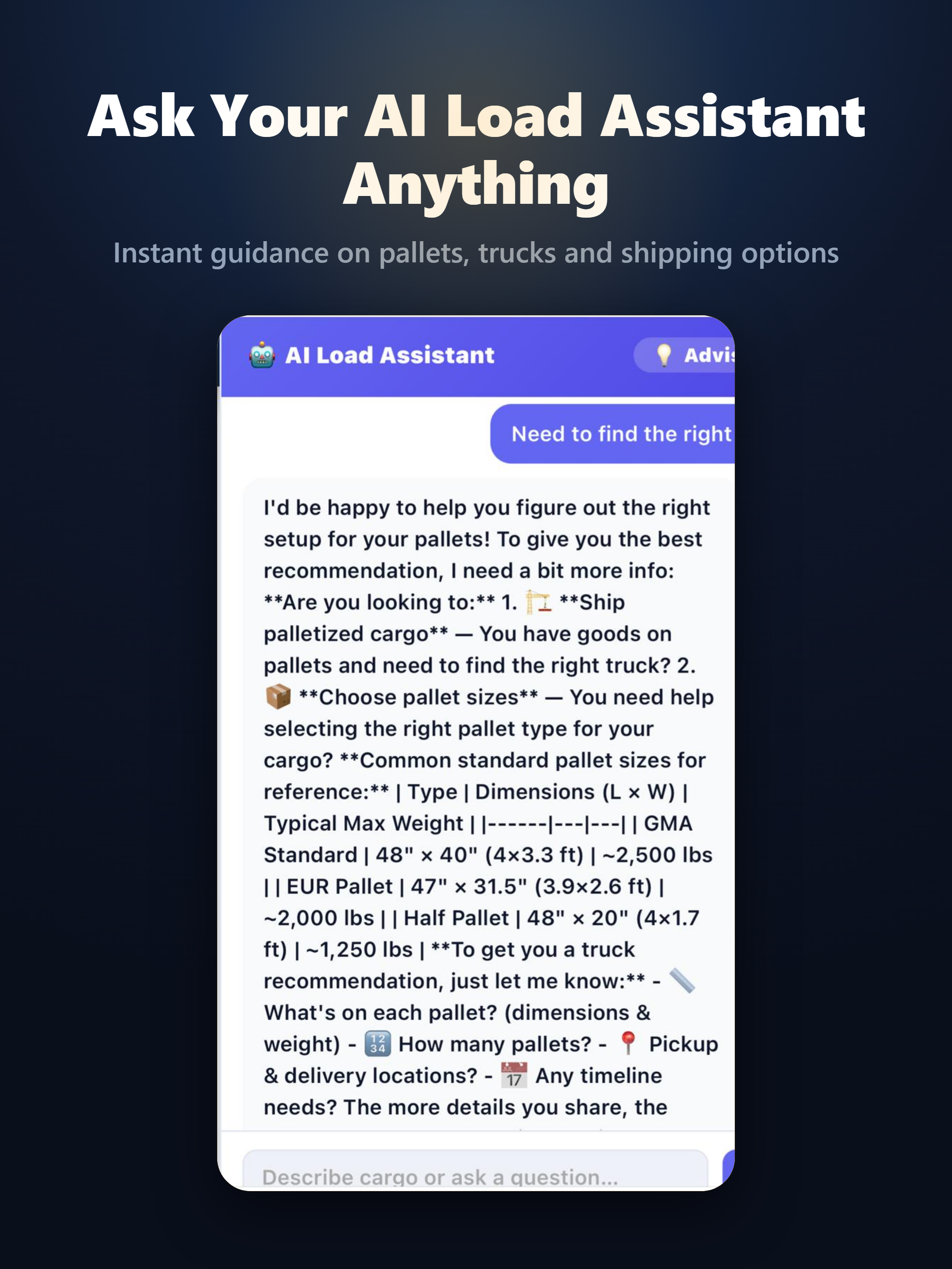 Cargo Load Optimizer screenshot 16