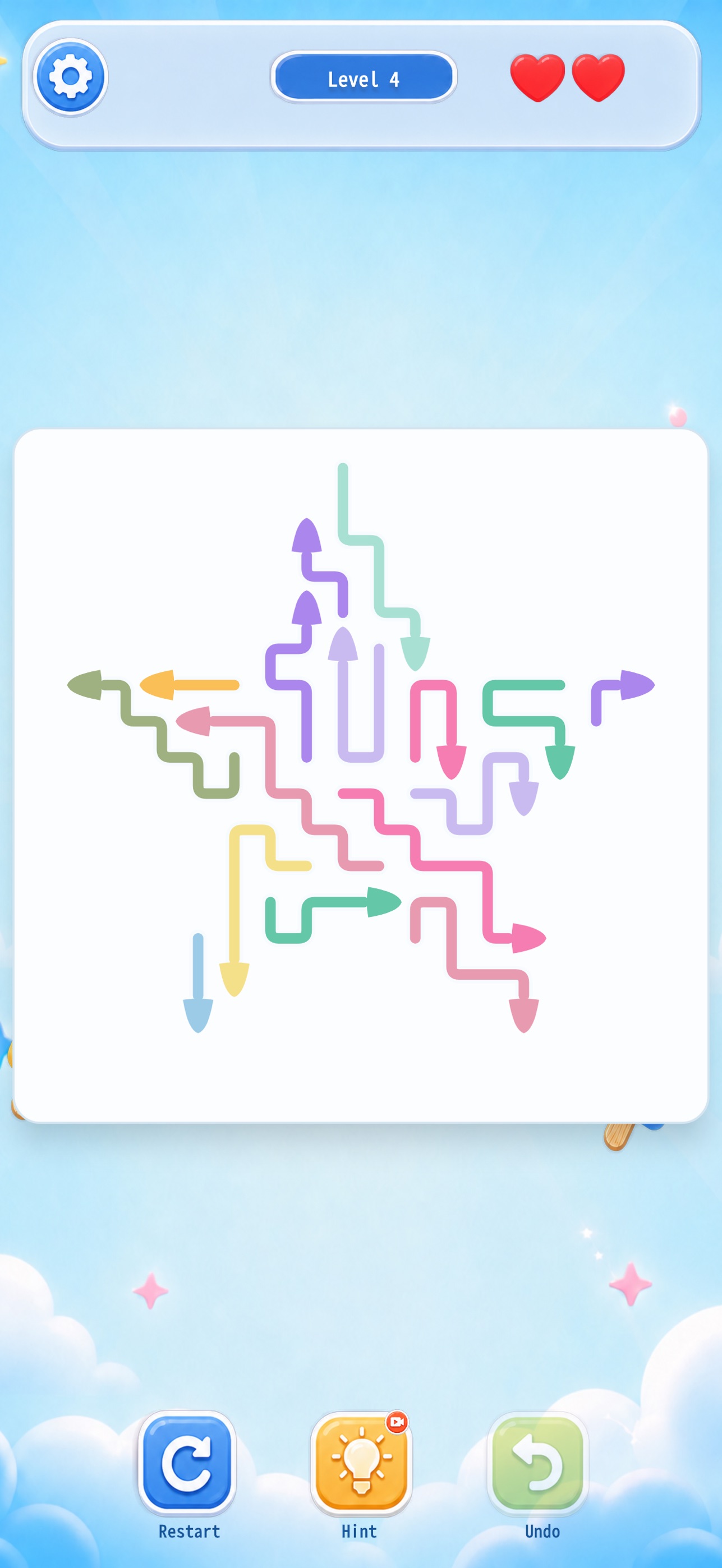 Screenshot 1 of Arrow Maze: Tap & Escape