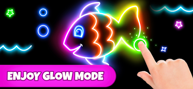 ‎Coloring Games: Painting, Glow Screenshot