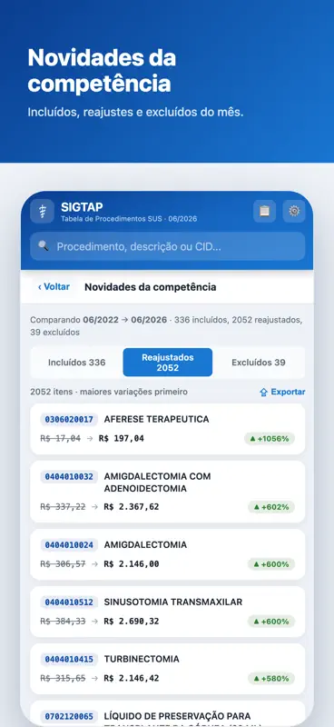 SIGTAP - Procedimentos SUS screenshot 7 of 10