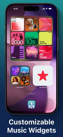 QuickPod - Music Widgets Screenshot 2 of 8