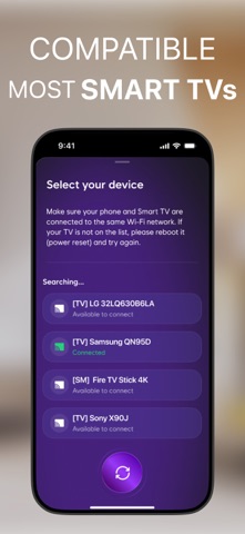 Screen Mirroring Cast to TV ⁺ iPhone screenshot