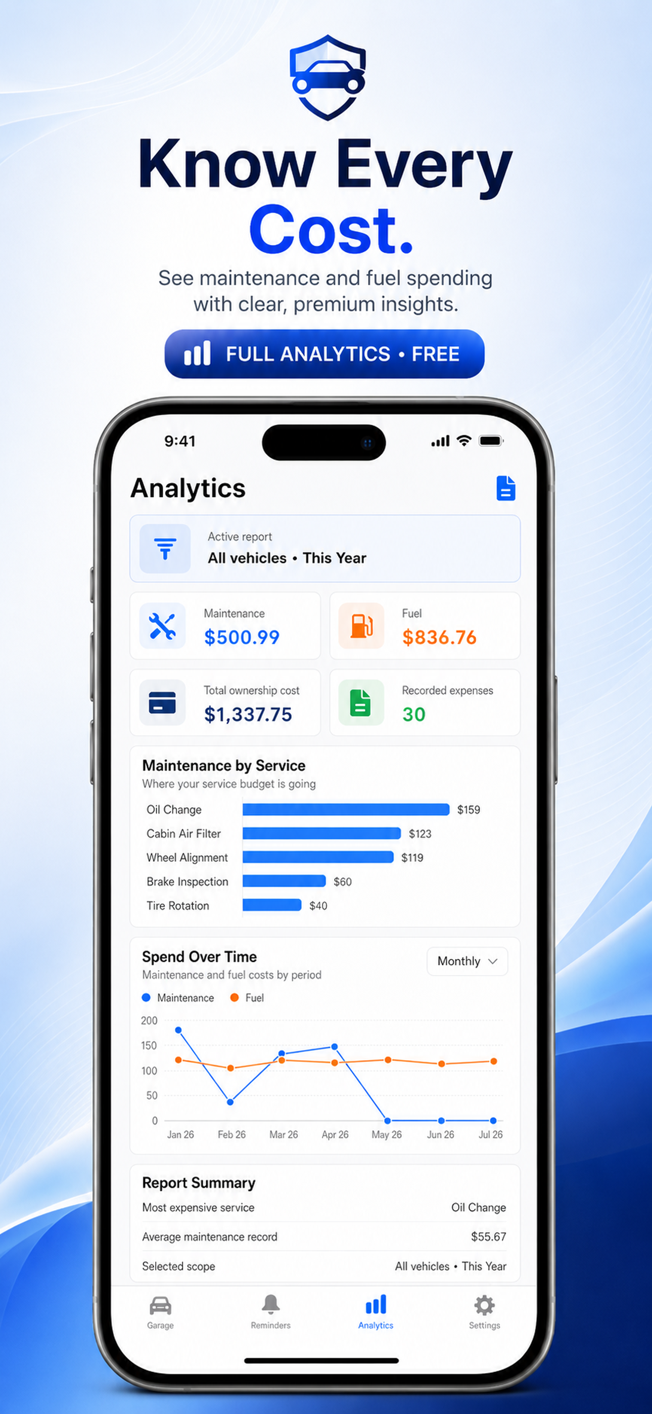 CarKeeper: Maintenance Log screenshot 3