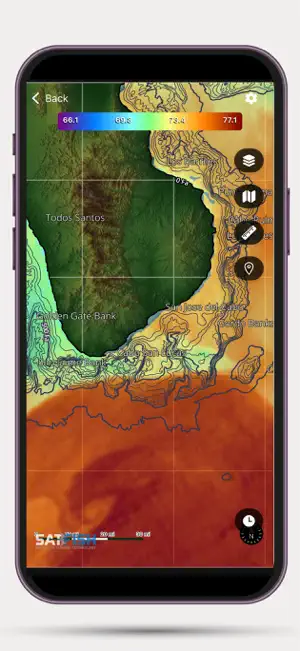 SatFish Fishing App screenshot 1