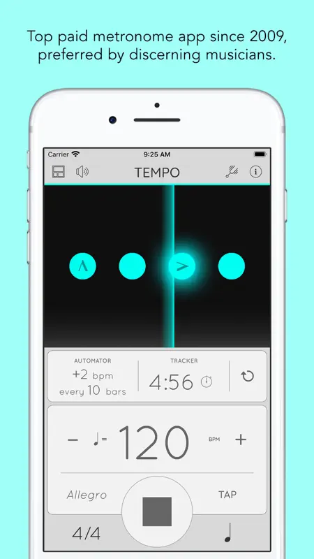 Tempo - Metronome with Setlist screenshot 1 of 5