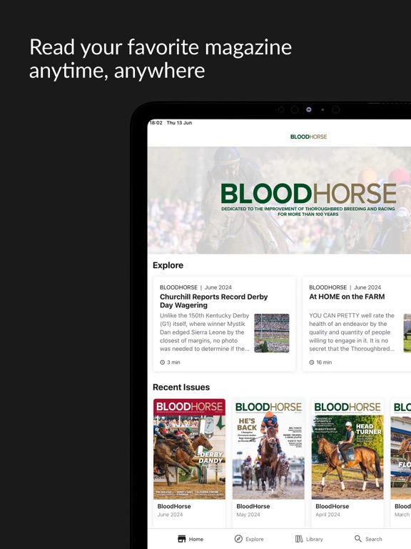 Screenshot #5 pour BloodHorse Magazine