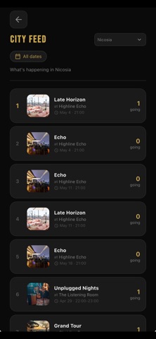 VYBE: Events & Venues screenshot