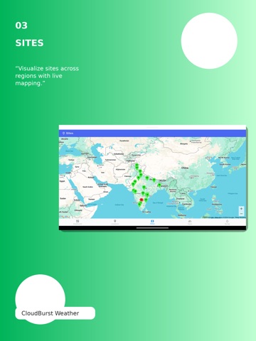 Greenko CloudBurst iPad screenshot 3