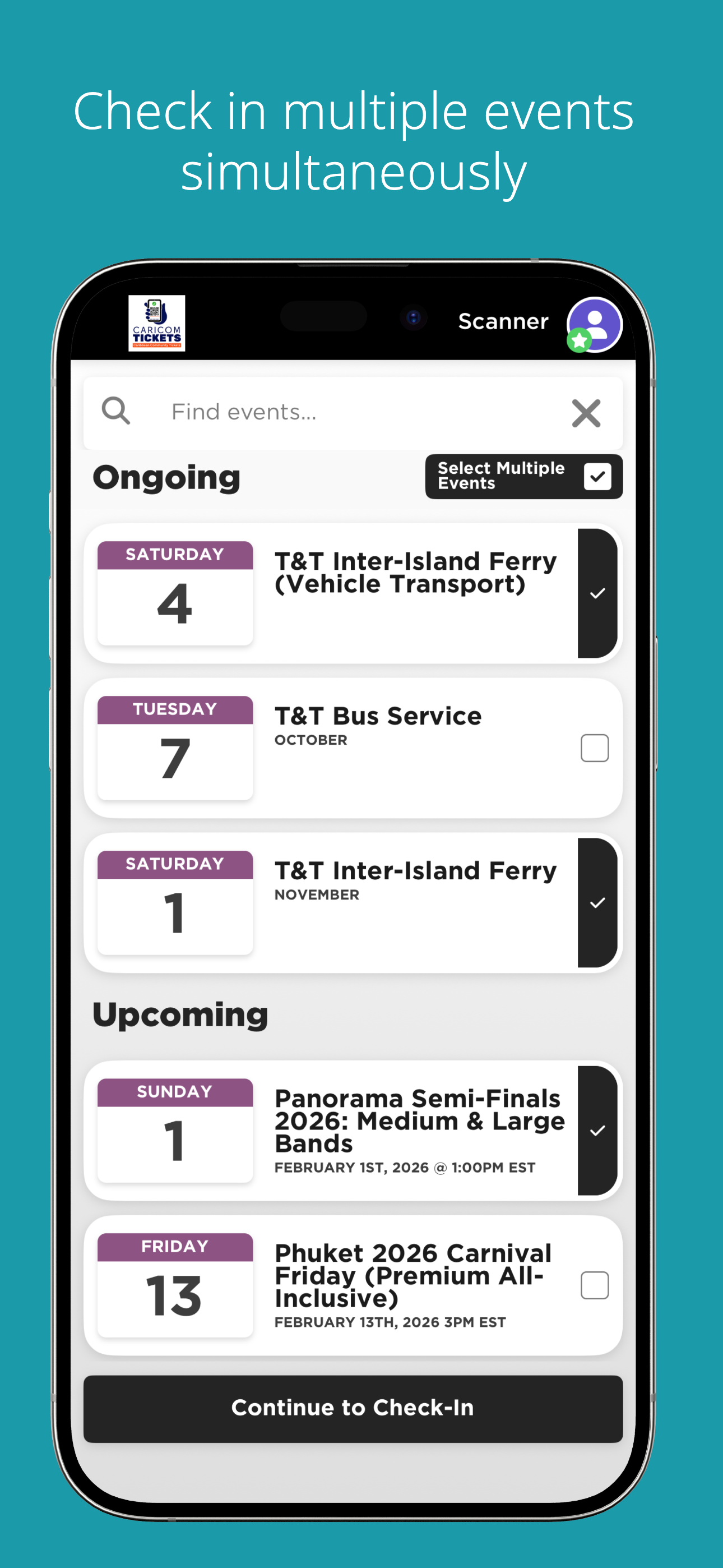 Caricom Tickets Scanner App screenshot 7