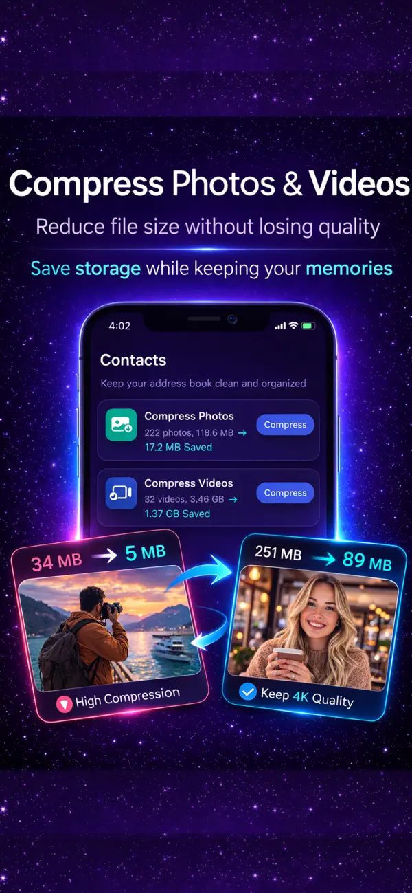 #5. CleanVault Photo Cleaner+Vault (iOS) De: Dinesh Reddy Vatti