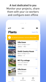 Home + Project screenshot