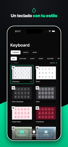 Glyphy: Fuentes y Teclado screenshot 1