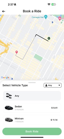 Simbana Taxi Express screenshot