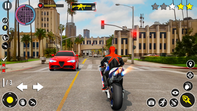 Super Hero Bike Stunts 3D Game Screenshot