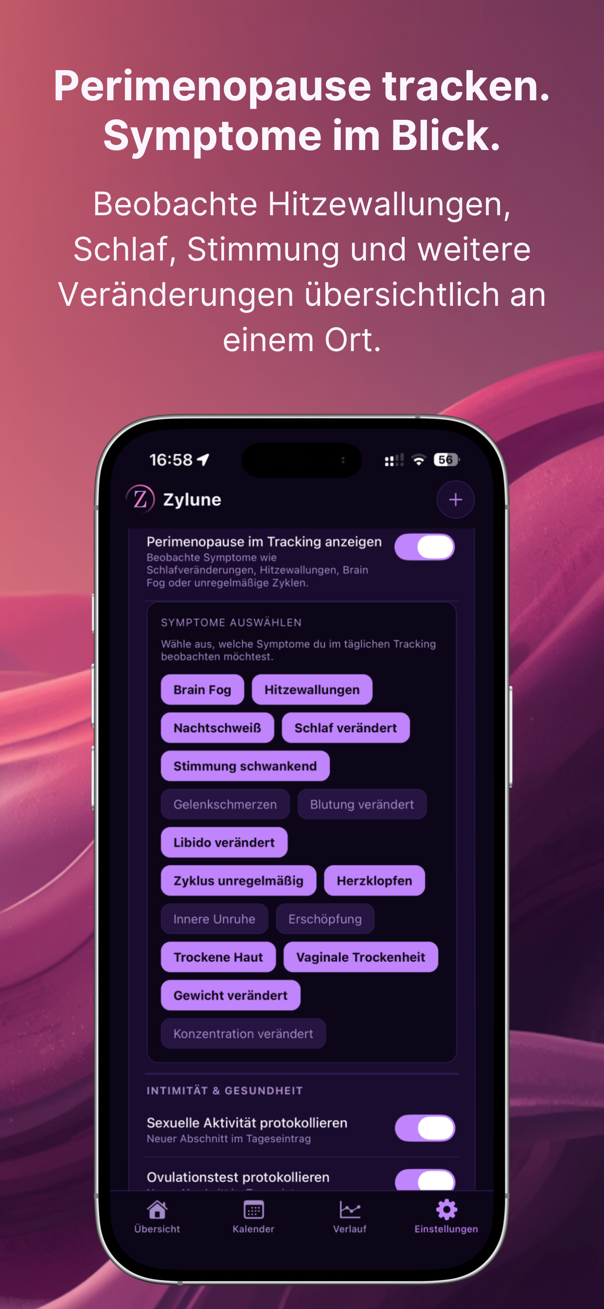 Zylune: Zyklus Tracker screenshot 6