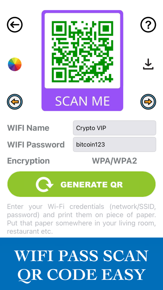#2. WIFI Pass - QR Code Generator (iOS) Podle: Hai Nam Trinh