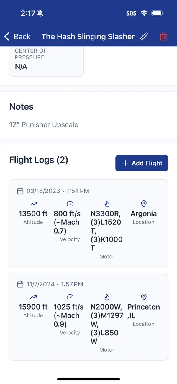 #3. Rocket Logs (iOS) By: Braden Carlson