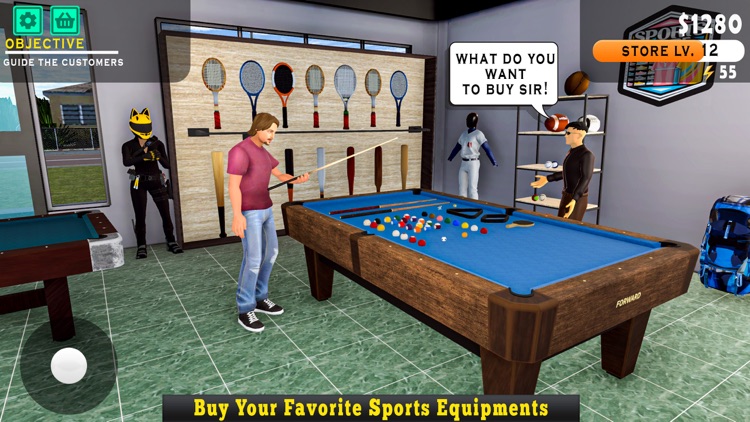 Sports Store Manager Simulator