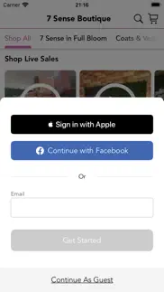 7 sense boutique iphone screenshot 1