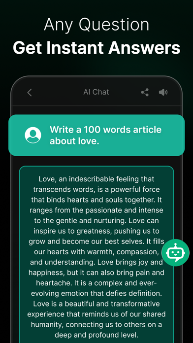 Chat AI: Chatbot, Writing Bot Screenshot