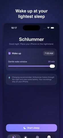 Schlummer: Sleep Tracker Screenshot 1 of 4