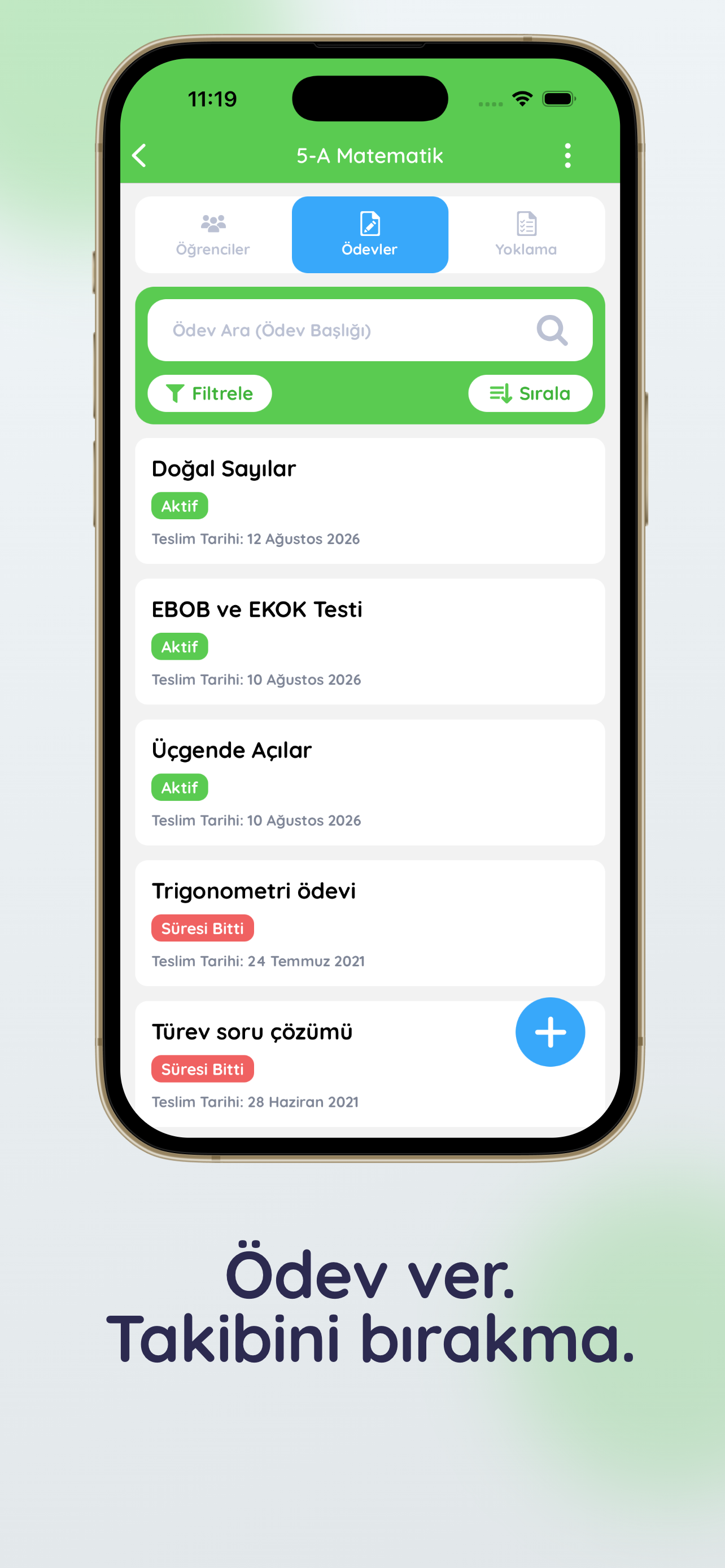 Sınıfım Cepte: Sınıf Yönetimi screenshot 4