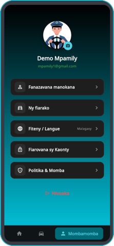 Taxi-Brousse APP screenshot