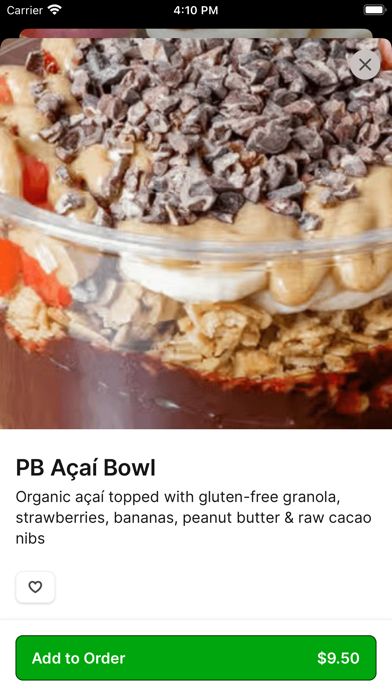 Twenty Two Juice Bar iPhone screenshot 4 - Food & Drink app