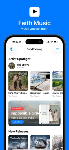 Faith Music app screenshot