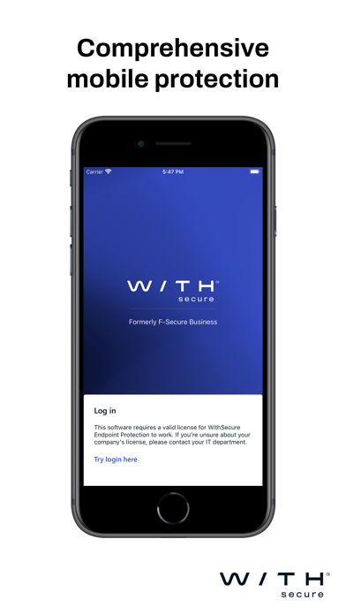 Screenshot #1 pour WithSecure Mobile Protection
