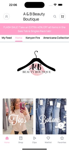 A & B Beauty Boutique iPhone screenshot