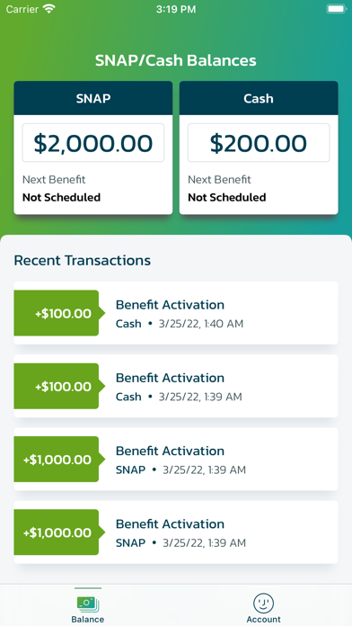 LifeInCheck EBT Screenshot 2 - AppWisp.com LifeInCheck EBT Screenshot 2 - AppWisp.com