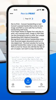 pentoprint handwriting to text iphone screenshot 3