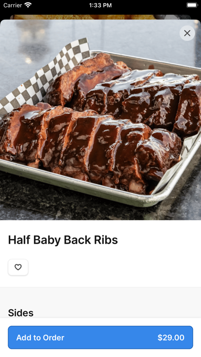 Louisiana Charlie's iPhone screenshot 3 - Food & Drink app