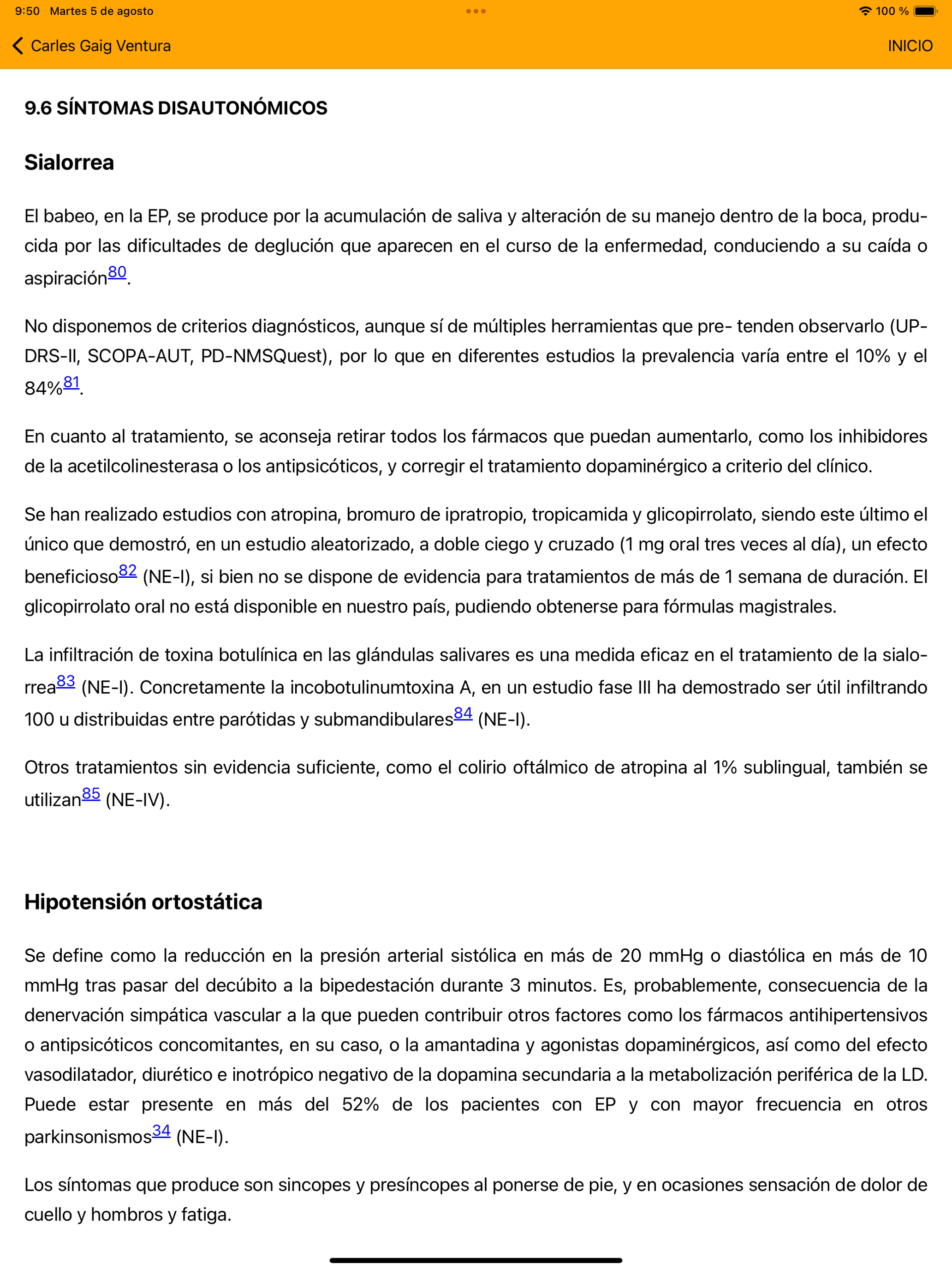 Manual Parkinson SEN