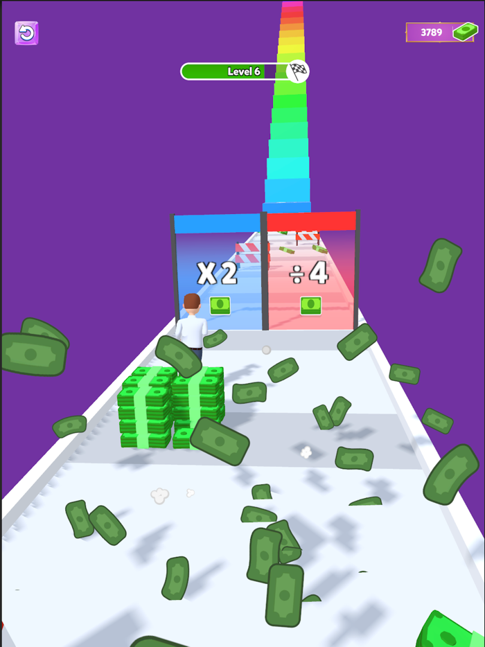Money Collect Running 3D Game