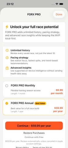 FORX Race Tracker Screenshot 7 of 10