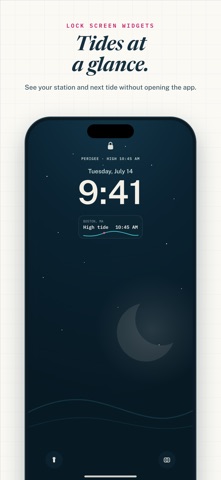 Perigee Tides: Chart & Times iPhone screenshot