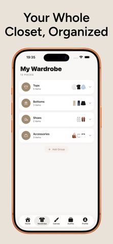 Try On Outfit - Closet Planner Screenshot 3 of 4