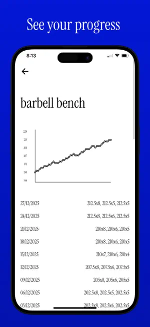 Iron - Weight Lifting Log screenshot 4