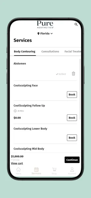 Pure Aesthetics MedSpa screenshot 2