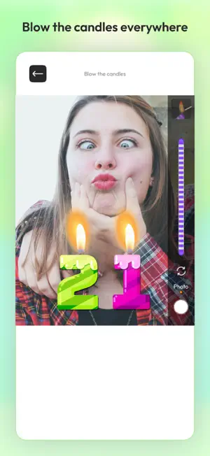 Happy Birthday Virtual Candles screenshot 2